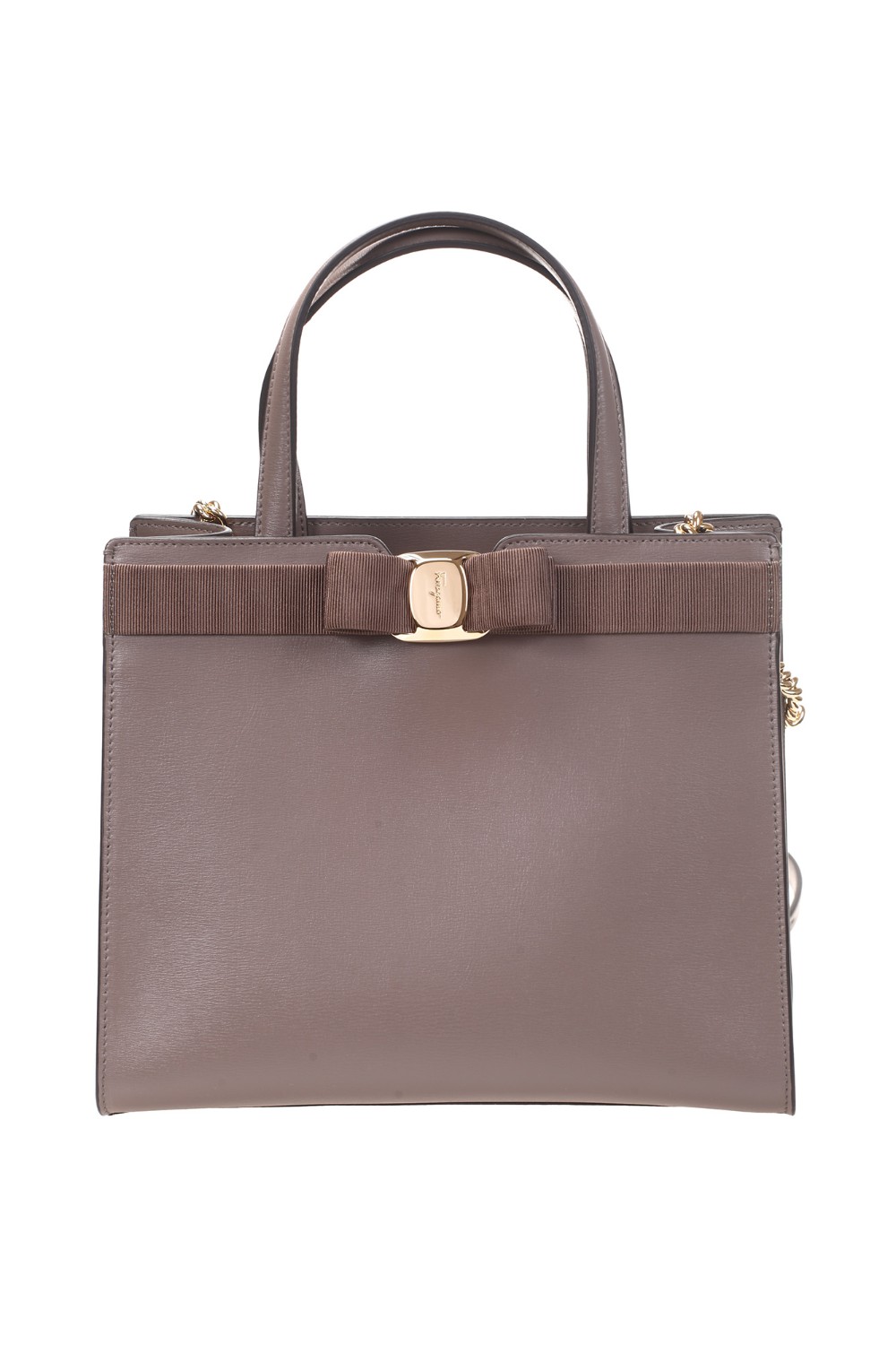 shop SALVATORE FERRAGAMO  Borsa: Salvatore Ferragamo tote bag Fiocco Vara (M).
Realizzata in morbido vitello dalla grana naturale.
Decorata da un inserto in gros grain e dal fiocco Vara con placca centrale in metallo dorato.
Interno foderato con tasche piatte.
Tracolla in pelle e catena dorata.
Dimensioni: Altezza 20 cm  Lunghezza 25 cm  Profondità 14 cm.
Composizione: 100% pelle di vitello.
Fabbricato in Italia.. 21I290 VARA-009741078 number 1956398